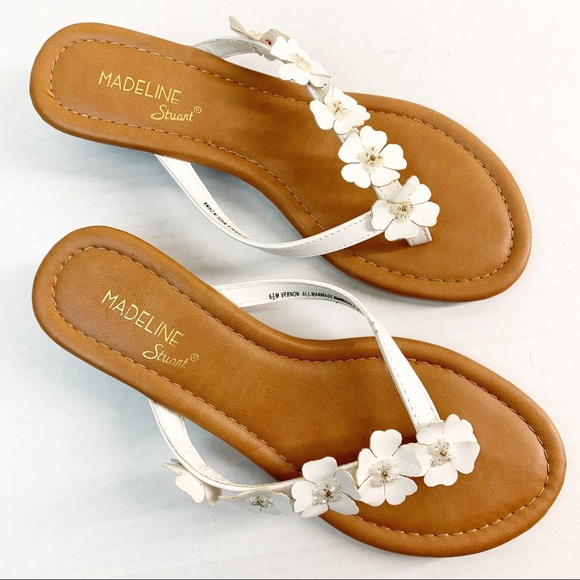 Madeline Stuart Shoes - Madeline Stuart embellished sandals EUC 6.5
